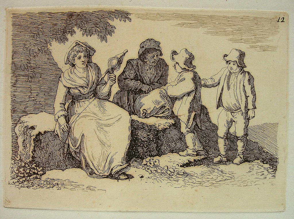 Famiglia contadina della Campagna Romana